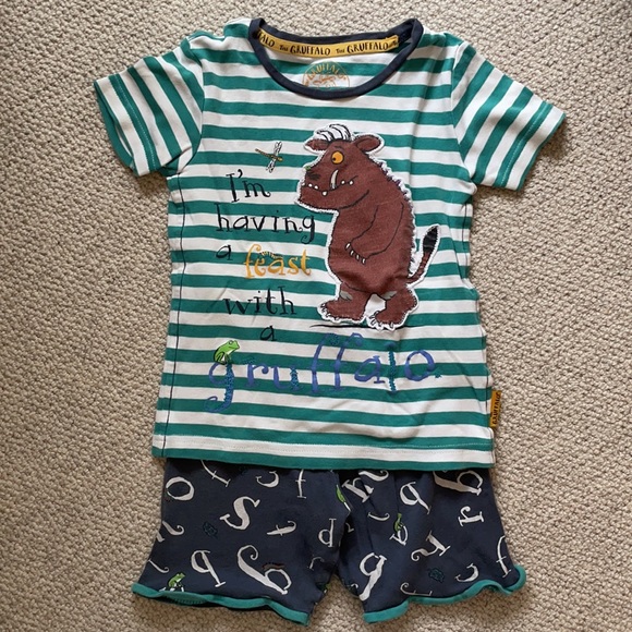 8-pc Toddler short sleeve & shorts pajama set - Picture 8 of 9